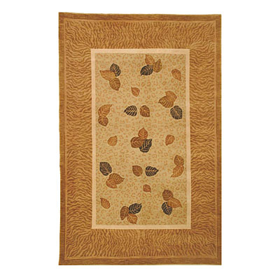 Nejad Rugs Nejad Rugs Golden Leaves 8 x 10 Pale Sage/Gold Area Rugs