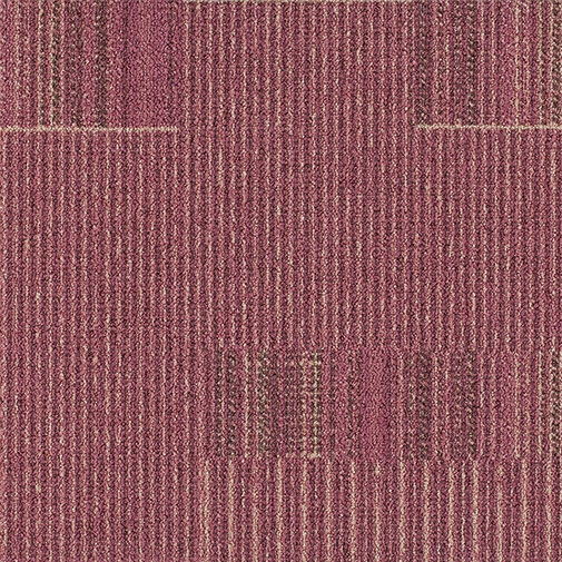Milliken Milliken Straight Talk 2.0 Connection 20 x 20 Berry (Sample) Carpet Tiles
