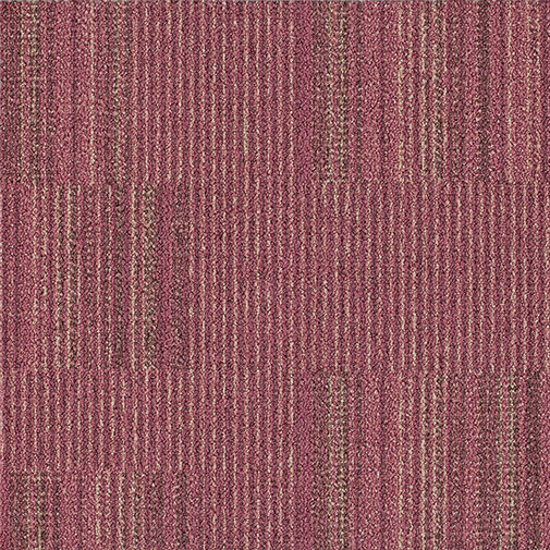 Milliken Milliken Straight Talk 2.0 Eye Contact 20 x 20 Berry (Sample) Carpet Tiles