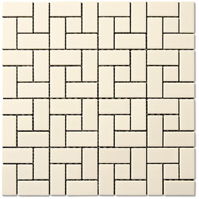 Adex USA Adex USA Coordinating Floor - Porcelain Pinwheel Mosaic Bone (Sample) Tile & Stone