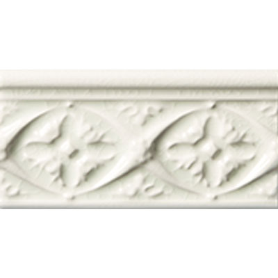 Adex USA Adex USA Hampton Listello Byzantine 3 x 6 White (Sample) Tile & Stone