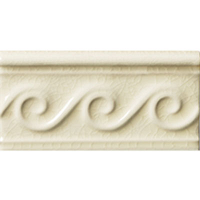 Adex USA Adex USA Hampton Listello Waves 3 x 6 Bone (Sample) Tile & Stone