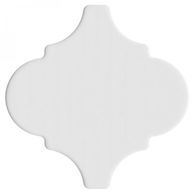Adex USA Adex USA Flat Arabesque 6 White (Sample) Tile & Stone