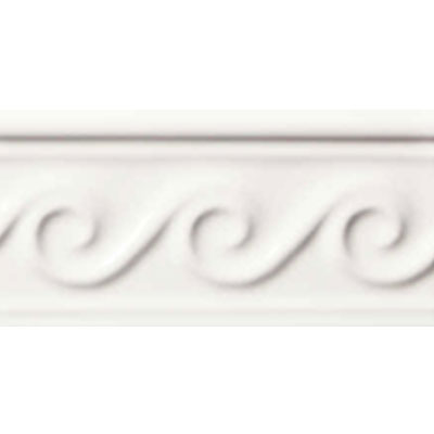 Adex USA Adex USA Neri Listello Waves 3 x 6 White (Sample) Tile & Stone