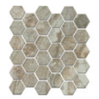 American Florim American Florim Ethos Hexagon Mosaic Grey Tile & Stone