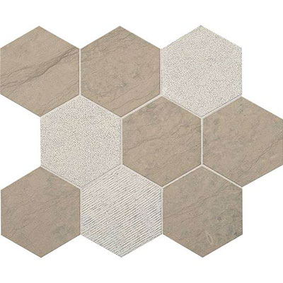 American Olean American Olean Ascend Hexagon Mosaic 4 x 4 Gray Virtue Tile & Stone