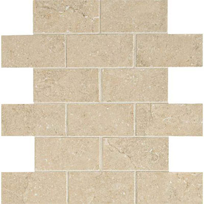 American Olean American Olean Avante Brick Joint Mosaic 2 x 4 Bianco Tile & Stone