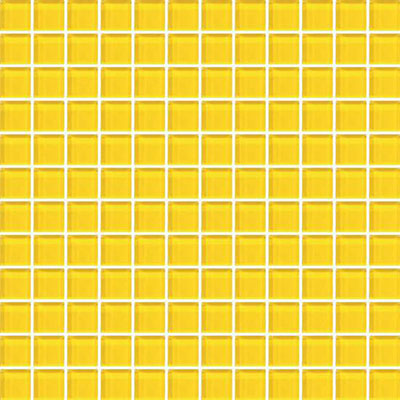 American Olean American Olean Color Appeal Mosaic 1 x 1 Vibrant Yellow Tile & Stone