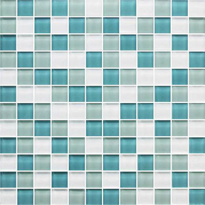 American Olean American Olean Color Appeal Glass Blends Mosaic 1 x 1 SeaPearl Tile & Stone