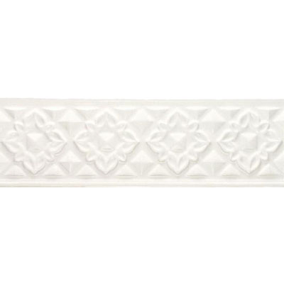 American Olean American Olean Designer Elegance Accents Ice White Floral Deco Tile & Stone
