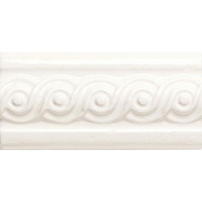 American Olean American Olean Designer Elegance Accents Ice White Swirl Deco Tile & Stone