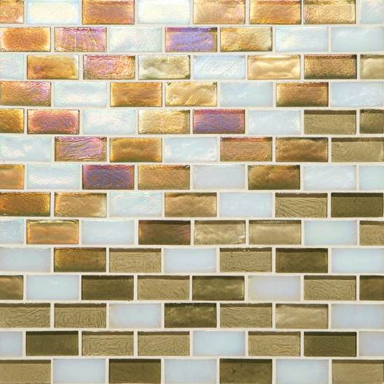 American Olean American Olean Garden Oasis Brick Joint Mosaic Fresh Pastures Blend Tile & Stone