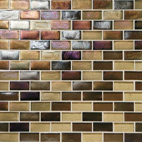 American Olean American Olean Garden Oasis Brick Joint Mosaic Prairie Dusk Blend Tile & Stone