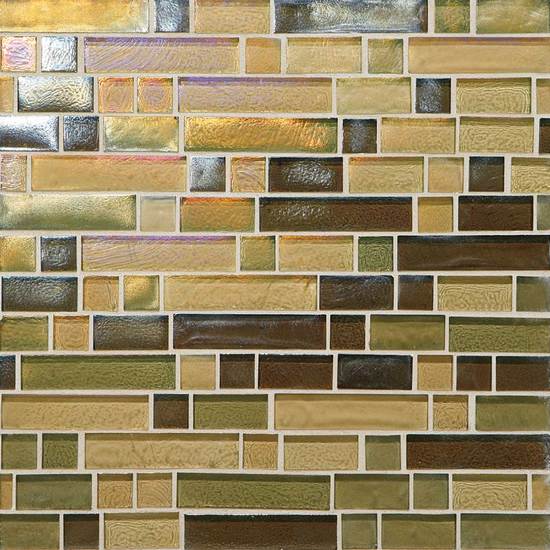 American Olean American Olean Garden Oasis Random Linear Mosaic Afternoon Meadow Tile & Stone