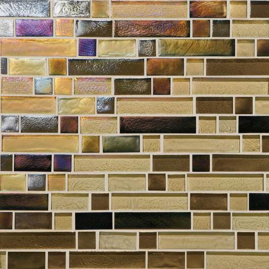 American Olean American Olean Garden Oasis Random Linear Mosaic Prairie Dusk Tile & Stone