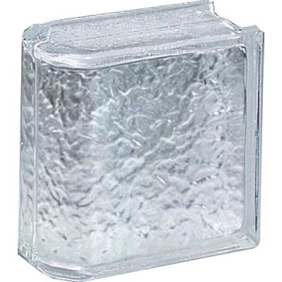 Daltile Daltile Glass Block Icescapes 8 x 8 Icescapes Endblock Tile & Stone