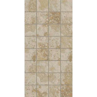 American Olean American Olean Stone Claire 3 x 3 Mosaic 12 x 24 Sheet Bluff Mosaic Tile & Stone