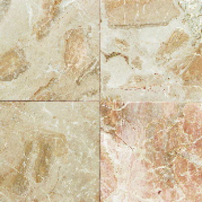 American Olean American Olean Stone Source Marble and Onyx 12 x 12 Breccia Oniciata Polished Tile & Stone