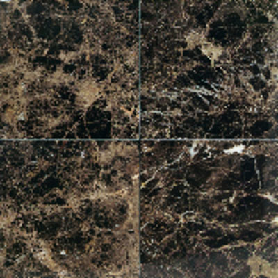 American Olean American Olean Stone Source Marble and Onyx 12 x 12 Emperador Dark Polished Tile & Stone