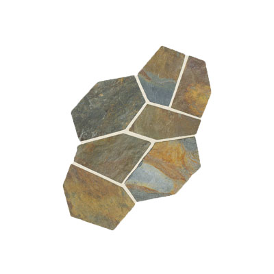 American Olean American Olean Stone Source Slate Pattern Flagstone Mongolian Spring Flagstone Tile & Stone