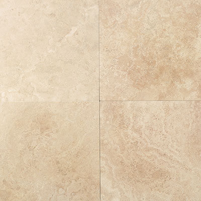 American Olean American Olean Stone Source Travertine 12 x 12 Mediterranean Ivory Honed Tile & Stone