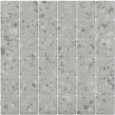 American Olean American Olean Unglazed Porcelain Mosaics with Clearface 2 x 2 Light-Smoke-Speckle Group 1 Tile & Stone