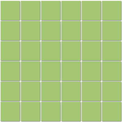 American Olean American Olean Unglazed Porcelain Mosaics with Clearface 2 x 2 Key Lime Group 4 Tile & Stone