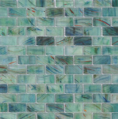 American Olean American Olean Visionaire Brick Joint Glossy Peaceful Sea Tile & Stone