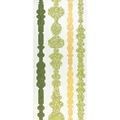 Bisazza Mosaico Bisazza Mosaico Decori 20 - Columns Green B Tile & Stone