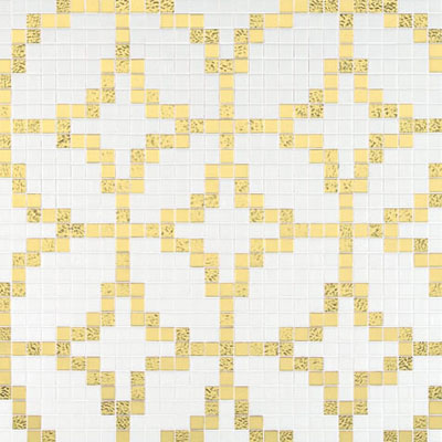 Bisazza Mosaico Bisazza Mosaico Decori 20 - Etoiles Oro Giallo Tile & Stone