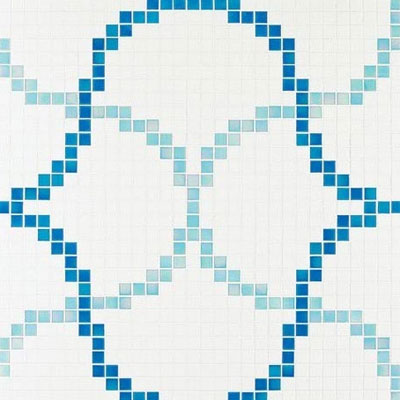 Bisazza Mosaico Bisazza Mosaico Decori 20 - Liaisons Blue Tile & Stone