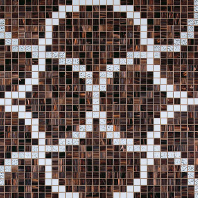 Bisazza Mosaico Bisazza Mosaico Decori 20 - Liaisons Marron Tile & Stone