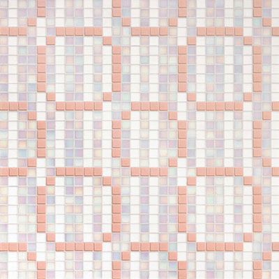 Bisazza Mosaico Bisazza Mosaico Decori 20 - Rings Pink Tile & Stone