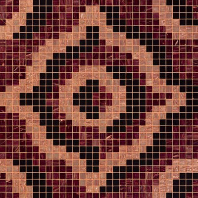 Bisazza Mosaico Bisazza Mosaico Decori 20 - Velvet Brown Tile & Stone