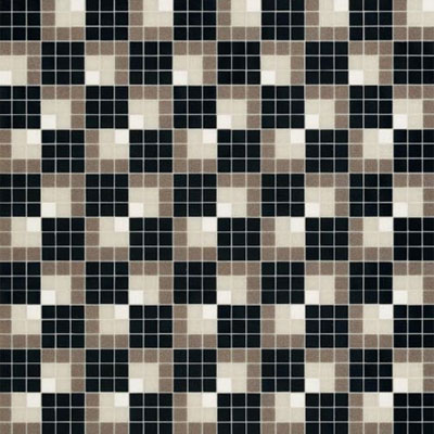 Bisazza Mosaico Bisazza Mosaico Decori 20 - Vibration Noire Tile & Stone