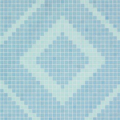 Bisazza Mosaico Bisazza Mosaico Decori VTC 20 - Frames Blue Tile & Stone