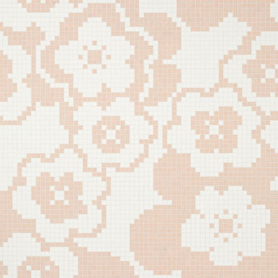 Bisazza Mosaico Bisazza Mosaico Decori VTC 20 - Garden Pink Tile & Stone