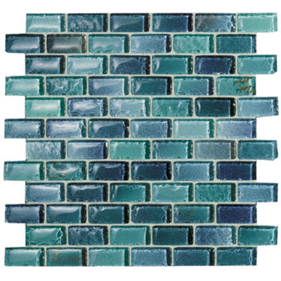 Casa Italia Casa Italia Fashion Mix Mosaic 1 x 2 Azzurro (MFSAZ234-N) Tile & Stone
