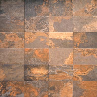 Chesapeake Flooring Chesapeake Flooring Digital Slate Ceramic Floor 16 x 16 Multicolor Tile & Stone