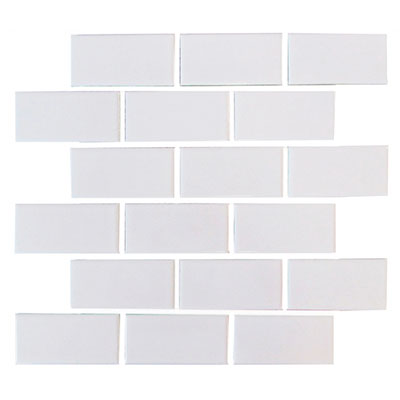 Chesapeake Flooring Chesapeake Flooring Glazed Porcelain Mosaics Brick Snow White Tile & Stone