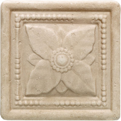 Daltile Daltile Arabesque Decos and Inserts Crema Laurel Deco Tile & Stone