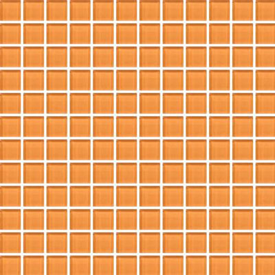 Daltile Daltile Vibrant Colors Mesh Mounted 1 x 6 Russet Orange Tile & Stone