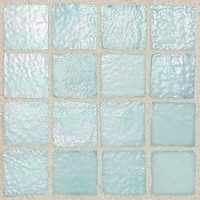 Daltile Daltile Egyptian Glass Mosaics 1 x 1 Iridescent Solid Oasis Tile & Stone