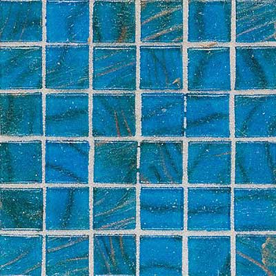 Daltile Daltile Elemental Glass Mosaic 3/4 x 3/4 Sardinian Blue Tile & Stone