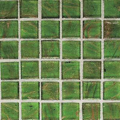 Daltile Daltile Elemental Glass Mosaic 3/4 x 3/4 Sour Apple Tile & Stone