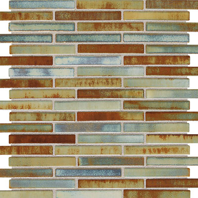 Daltile Daltile Fashion Accents Illumini 5/8 x 3 Mosaic F015 Lake Tile & Stone