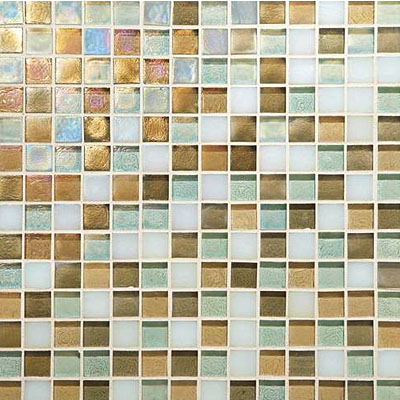 Daltile Daltile Glass Horizons Mosaic Blends Caribbean Blend Tile & Stone