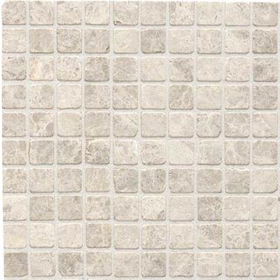 Daltile Daltile Limestone Mosaic 1 x 1 - Honed or Tumbled Tumbled Arctic Gray Tile & Stone