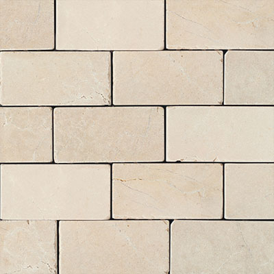 Daltile Daltile Marble 3 x 6 Crema Marfil Classico Tumbled Tile & Stone