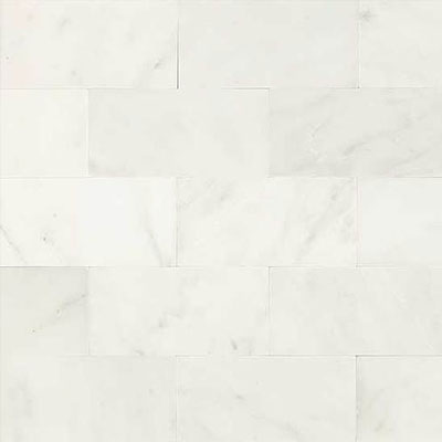 Daltile Daltile Marble 3 x 6 First Snow Elegance Honed Tile & Stone